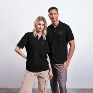 Polo negro unisex