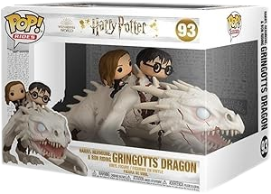 Harry Potter 93 - Harry, Hermiones, Ron ridding  Gringotts Dragon