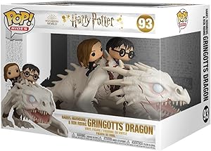 Harry Potter 93 - Harry, Hermiones, Ron ridding  Gringotts Dragon