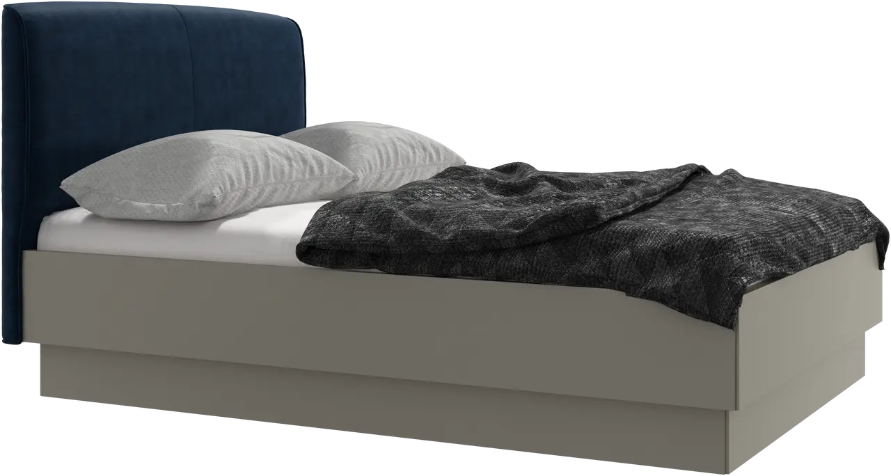 New York, cama tapizada con almacenamiento
