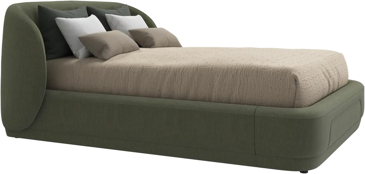 Cama Zagreb con tablado - Anchura 160 x Longitud 200 cm
